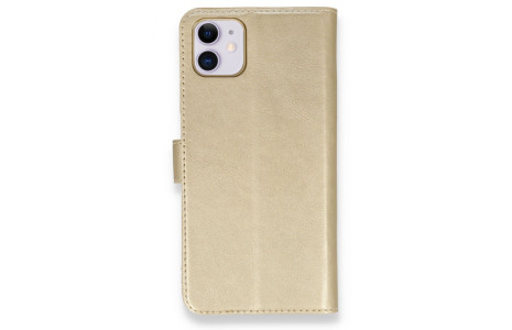 Newface iPhone 12 Mini Kılıf Trend S Plus Kapaklı Kılıf - Gold