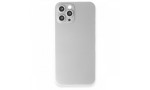 Newface iPhone 12 Pro Kılıf 360 Full Body Silikon Kapak - Gümüş