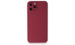 Newface iPhone 12 Pro Kılıf 360 Full Body Silikon Kapak - Kırmızı