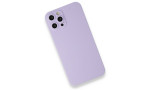 Newface iPhone 12 Pro Kılıf 360 Full Body Silikon Kapak - Lila
