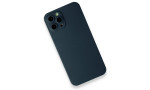 Newface iPhone 12 Pro Kılıf 360 Full Body Silikon Kapak - Mavi