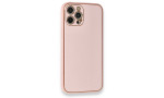 Newface iPhone 12 Pro Kılıf Coco Karbon Silikon - Pembe