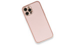 Newface iPhone 12 Pro Kılıf Coco Karbon Silikon - Pembe