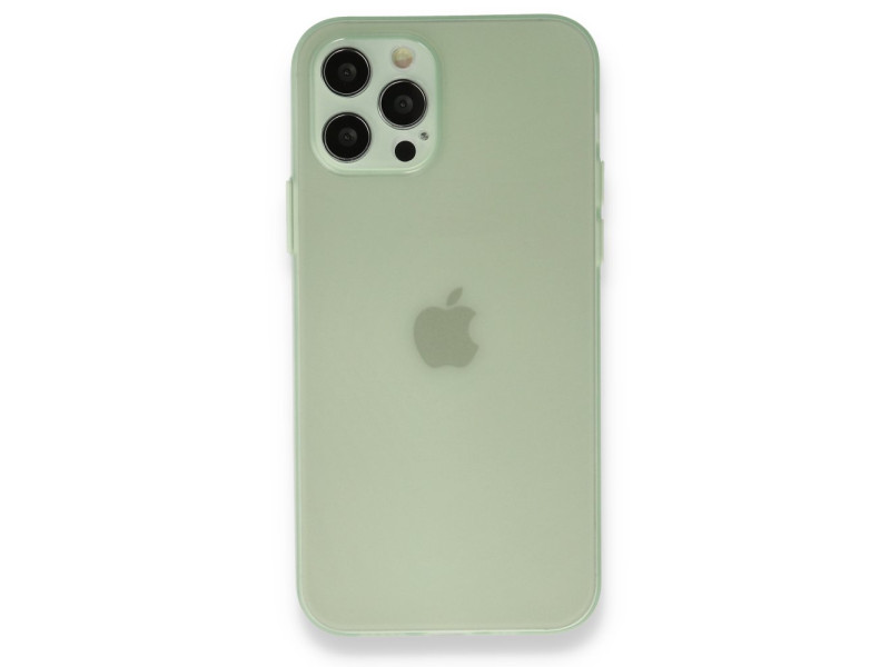 Newface iPhone 12 Pro Max Kılıf Puma Silikon - Açık Yeşil