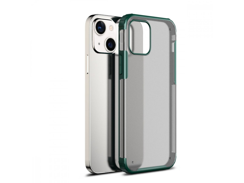 Newface iPhone 13 Kılıf Armor Shield Silikon - Yeşil