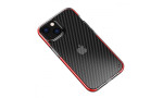Newface iPhone 13 Kılıf Bambi Karbon Silikon - Kırmızı