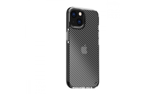 Newface iPhone 13 Kılıf Bambi Karbon Silikon - Siyah