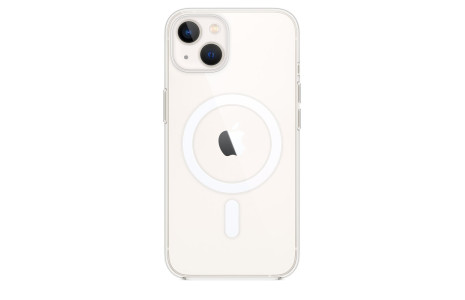 Newface iPhone 13 Kılıf Magneticsafe Şeffaf Silikon - Şeffaf
