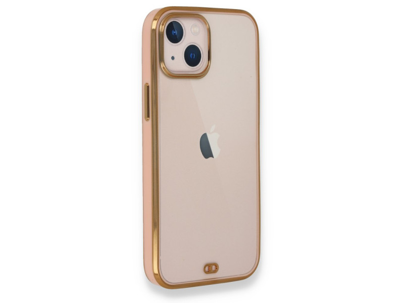 Newface iPhone 13 Mini Kılıf Liva Silikon - Açık Pembe