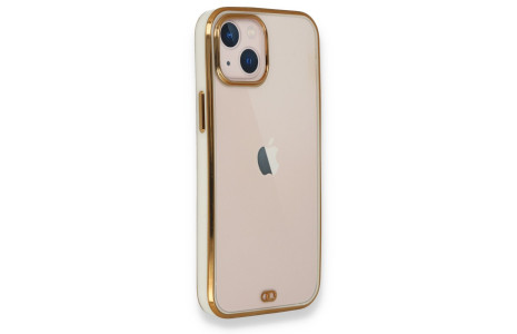Newface iPhone 13 Mini Kılıf Liva Silikon - Beyaz