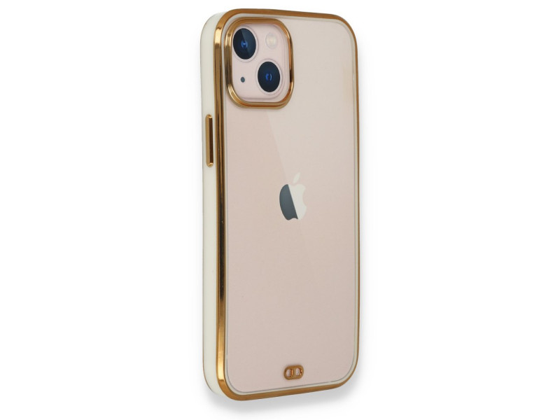 Newface iPhone 13 Mini Kılıf Liva Silikon - Beyaz