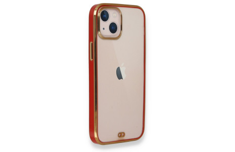 Newface iPhone 13 Mini Kılıf Liva Silikon - Kırmızı