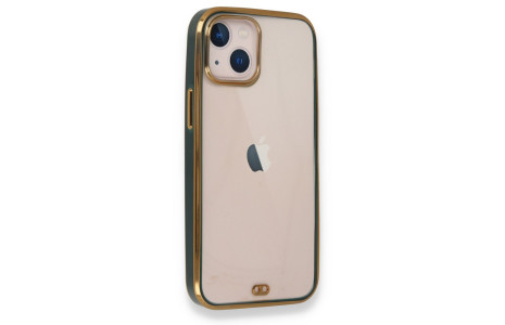 Newface iPhone 13 Mini Kılıf Liva Silikon - Yeşil