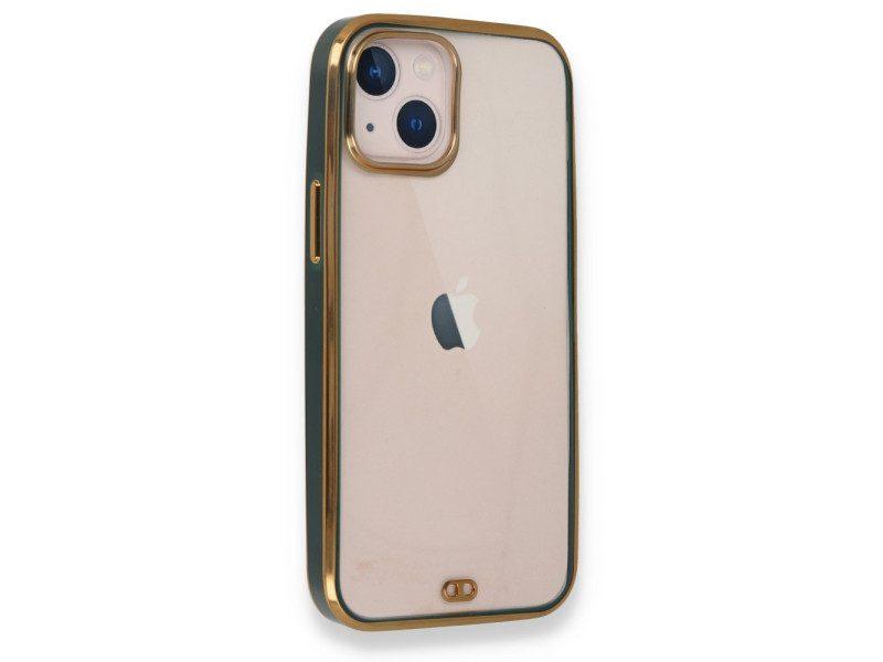 Newface iPhone 13 Mini Kılıf Liva Silikon - Yeşil