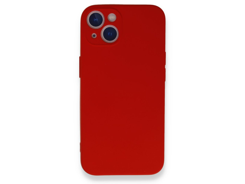 Newface iPhone 13 Mini Kılıf Nano içi Kadife Silikon - Kırmızı