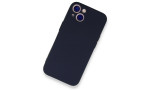 Newface iPhone 13 Mini Kılıf Nano içi Kadife Silikon - Lacivert