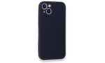 Newface iPhone 13 Mini Kılıf Nano içi Kadife Silikon - Lacivert