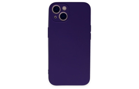Newface iPhone 13 Mini Kılıf Nano içi Kadife Silikon - Mor