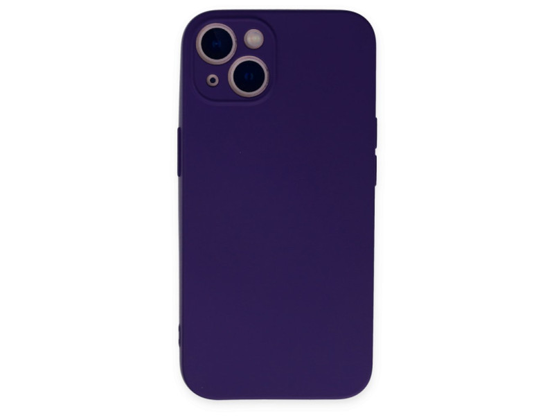 Newface iPhone 13 Mini Kılıf Nano içi Kadife Silikon - Mor