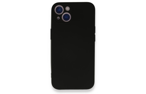 Newface iPhone 13 Mini Kılıf Nano içi Kadife Silikon - Siyah