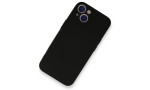 Newface iPhone 13 Mini Kılıf Nano içi Kadife Silikon - Siyah
