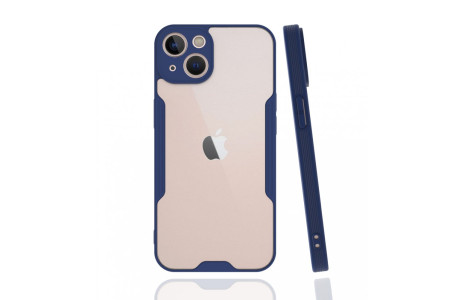 Newface iPhone 13 Mini Kılıf Platin Silikon - Lacivert