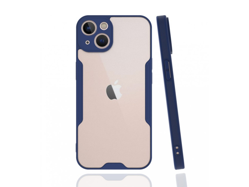 Newface iPhone 13 Mini Kılıf Platin Silikon - Lacivert