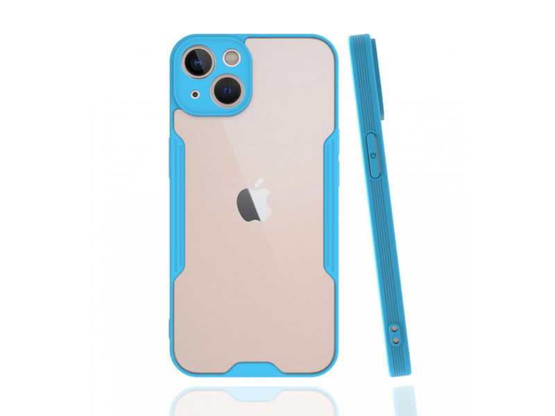 Newface iPhone 13 Mini Kılıf Platin Silikon - Mavi