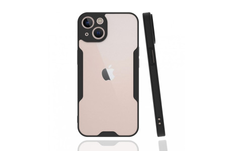 Newface iPhone 13 Mini Kılıf Platin Silikon - Siyah