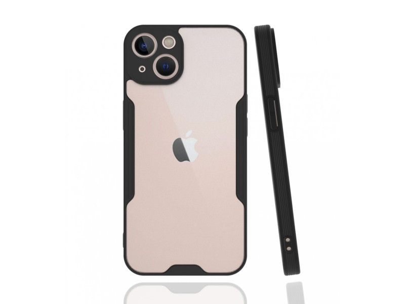 Newface iPhone 13 Mini Kılıf Platin Silikon - Siyah