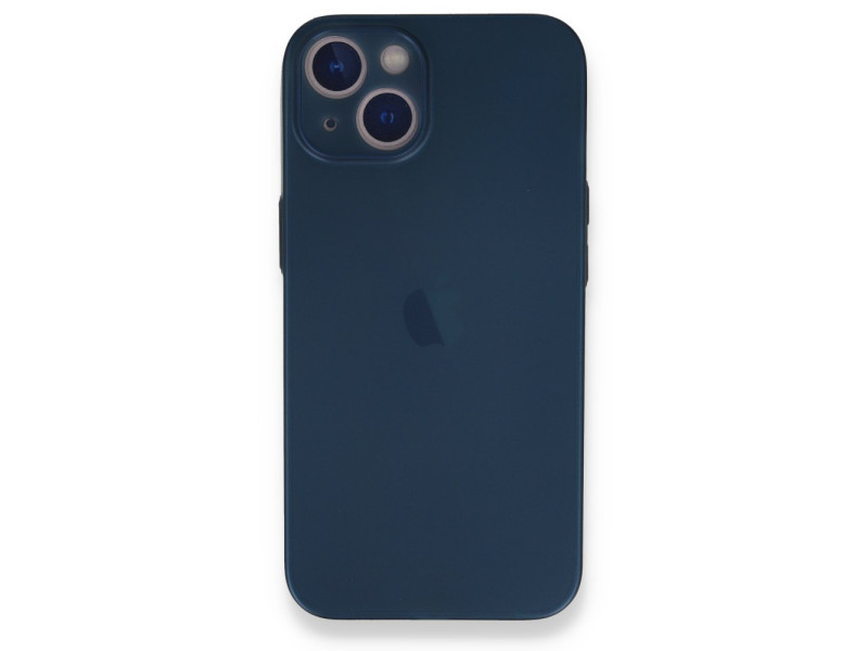 Newface iPhone 13 Mini Kılıf PP Ultra İnce Kapak - Mavi