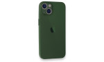 Newface iPhone 13 Mini Kılıf PP Ultra İnce Kapak - Yeşil