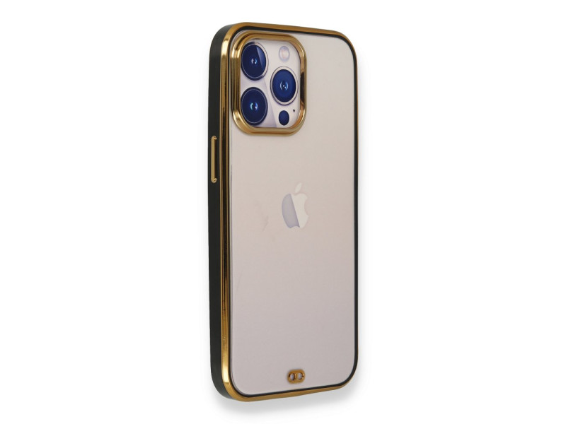 Newface iPhone 13 Pro Kılıf Liva Silikon - Siyah