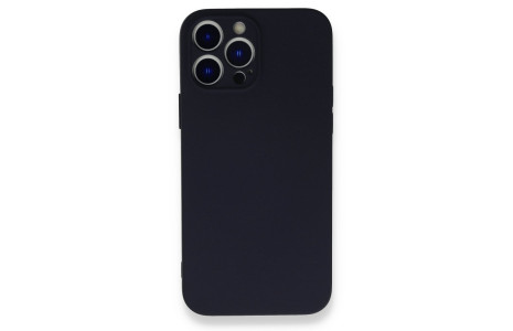 Newface iPhone 13 Pro Kılıf Nano içi Kadife Silikon - Koyu Gri