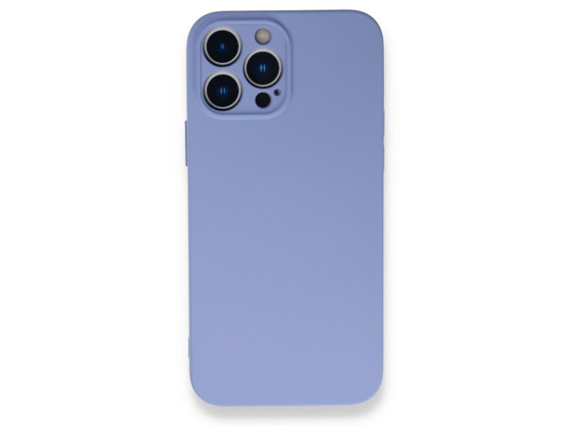 Newface iPhone 13 Pro Kılıf Nano içi Kadife Silikon - Lila