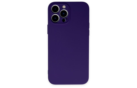 Newface iPhone 13 Pro Kılıf Nano içi Kadife Silikon - Mor