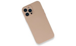 Newface iPhone 13 Pro Kılıf Nano içi Kadife Silikon - Pudra