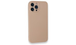 Newface iPhone 13 Pro Kılıf Nano içi Kadife Silikon - Pudra