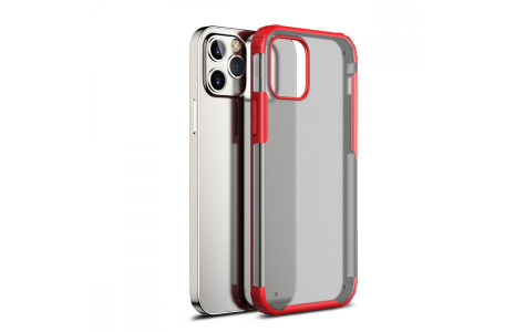 Newface iPhone 13 Pro Max Kılıf Armor Shield Silikon - Kırmızı