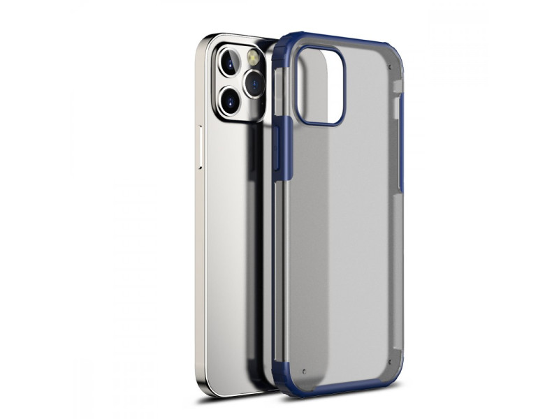 Newface iPhone 13 Pro Max Kılıf Armor Shield Silikon - Mavi