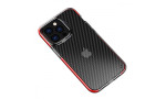 Newface iPhone 13 Pro Max Kılıf Bambi Karbon Silikon - Kırmızı