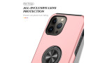 Newface iPhone 13 Pro Max Kılıf Elit Yüzüklü Kapak - Pembe
