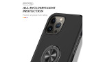 Newface iPhone 13 Pro Max Kılıf Elit Yüzüklü Kapak - Siyah