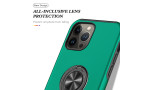 Newface iPhone 13 Pro Max Kılıf Elit Yüzüklü Kapak - Yeşil