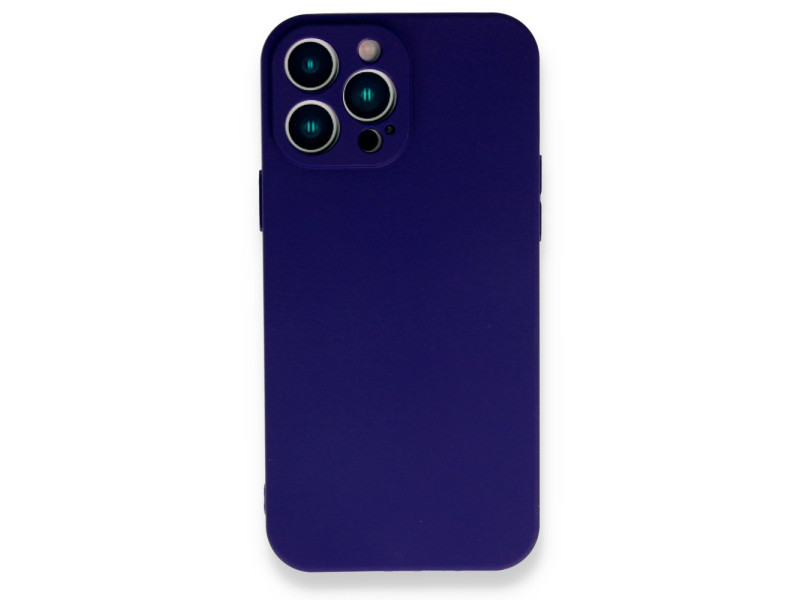 Newface iPhone 13 Pro Max Kılıf First Silikon - Mavi