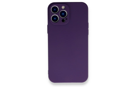Newface iPhone 13 Pro Max Kılıf First Silikon - Mor