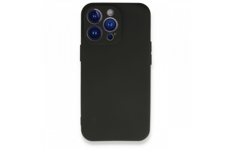 Newface iPhone 13 Pro Max Kılıf First Silikon - Siyah
