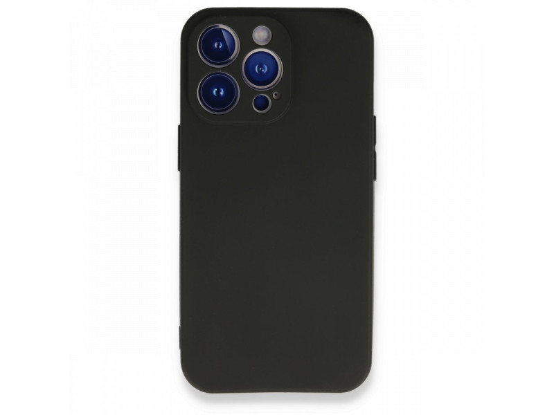 Newface iPhone 13 Pro Max Kılıf First Silikon - Siyah
