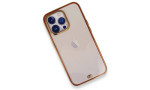Newface iPhone 13 Pro Max Kılıf Liva Silikon - Kırmızı