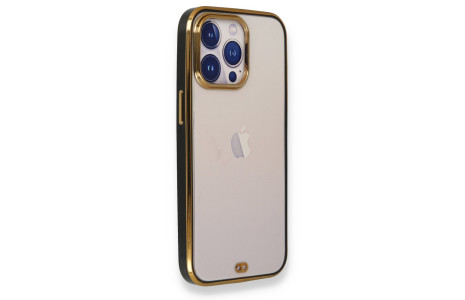 Newface iPhone 13 Pro Max Kılıf Liva Silikon - Siyah